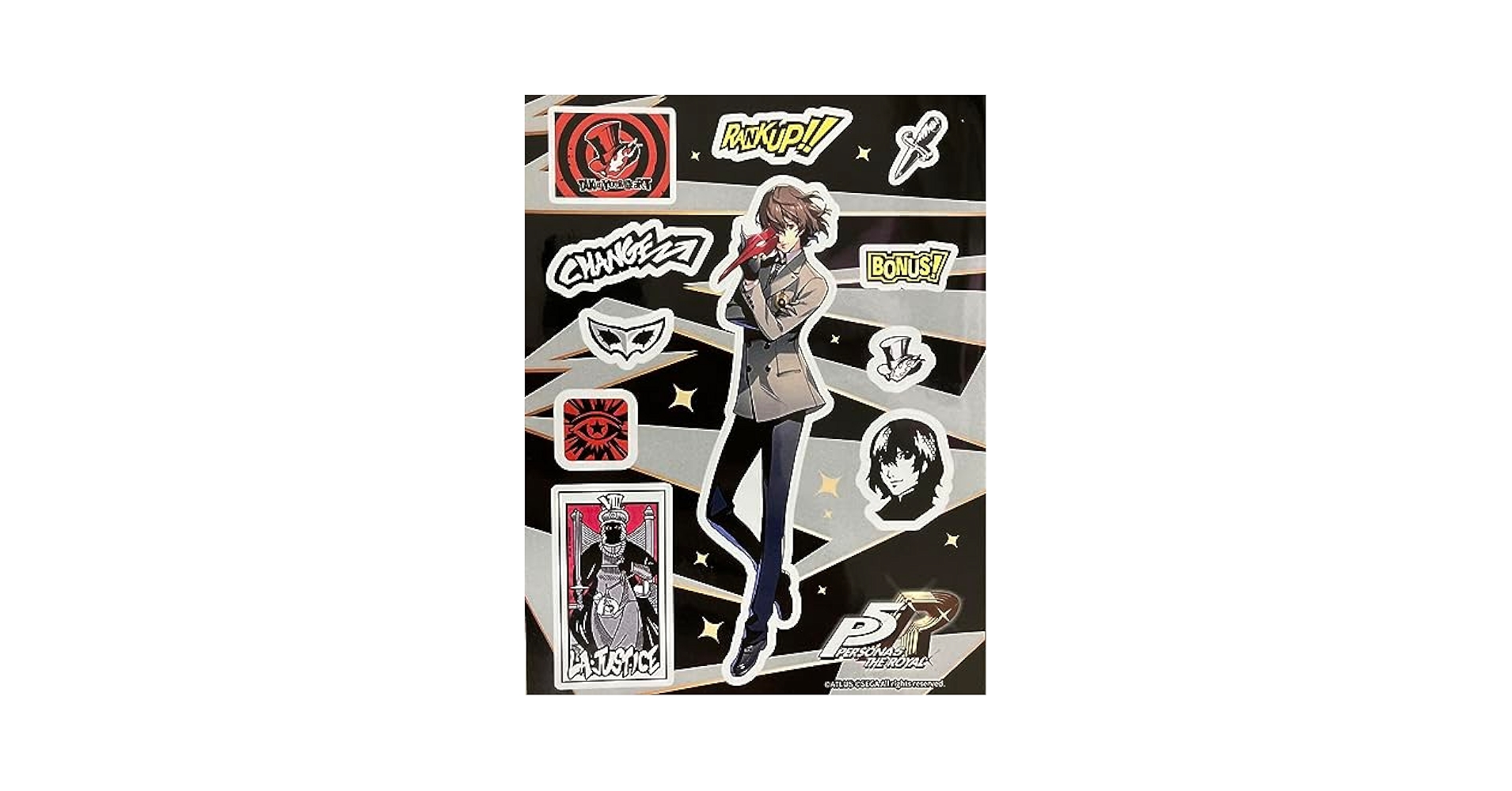ペルソナ5 明智吾郎　カラ鉄コラボ　コースターセット Amazon.co.jp: ペルソナ5 ザロイヤル 明智吾郎 クロウ
